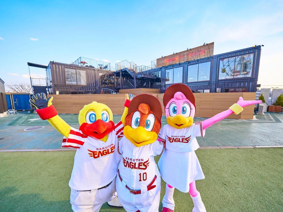 Rakuten Stay X Eagles 202 With Roof Balcony Szendai Kültér fotó