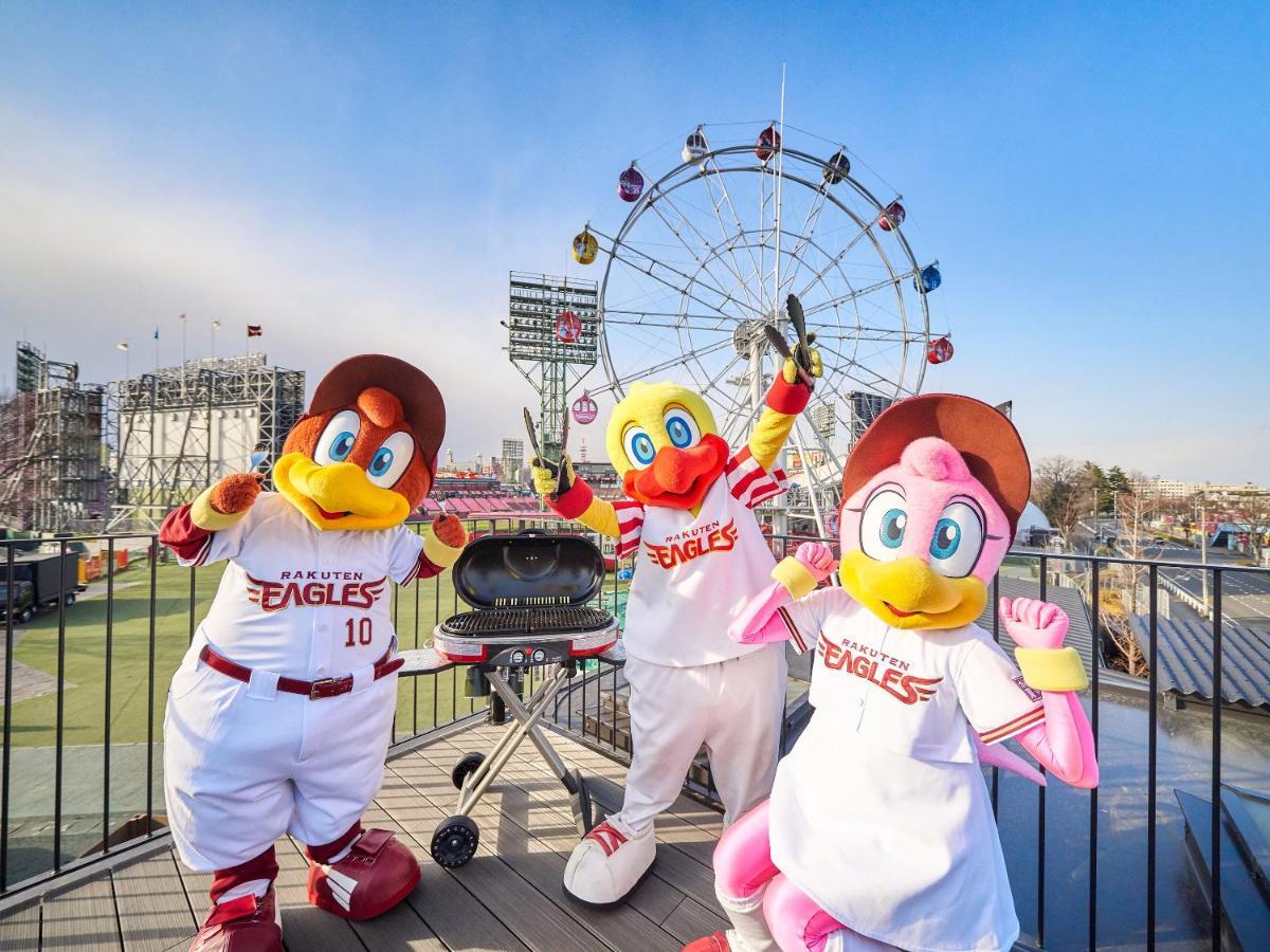 Rakuten Stay X Eagles 202 With Roof Balcony Szendai Kültér fotó