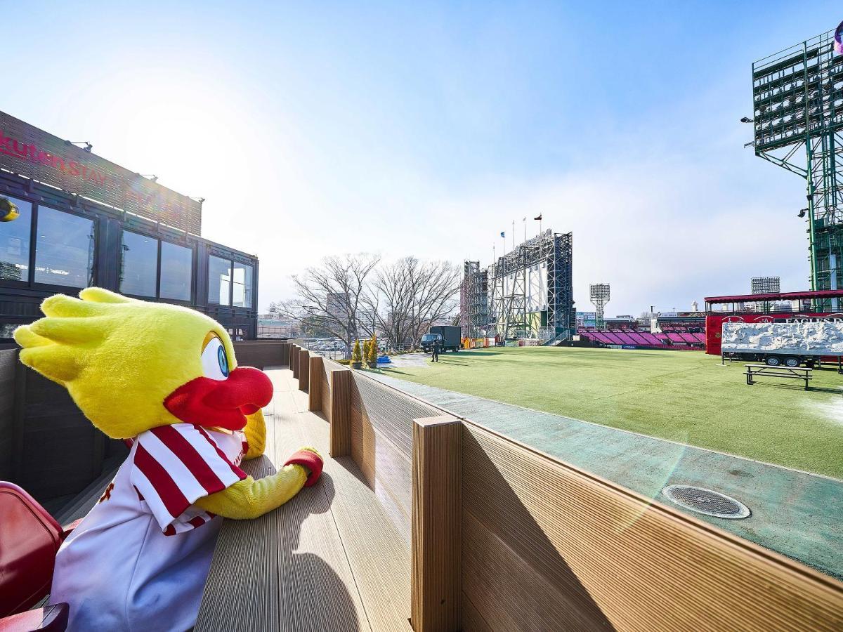 Rakuten Stay X Eagles 202 With Roof Balcony Szendai Kültér fotó
